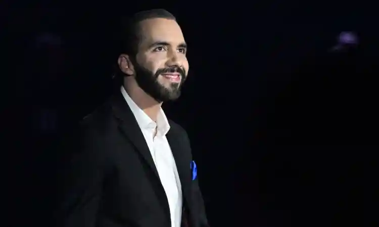 O presidente de El Salvador, Nayib Bukele