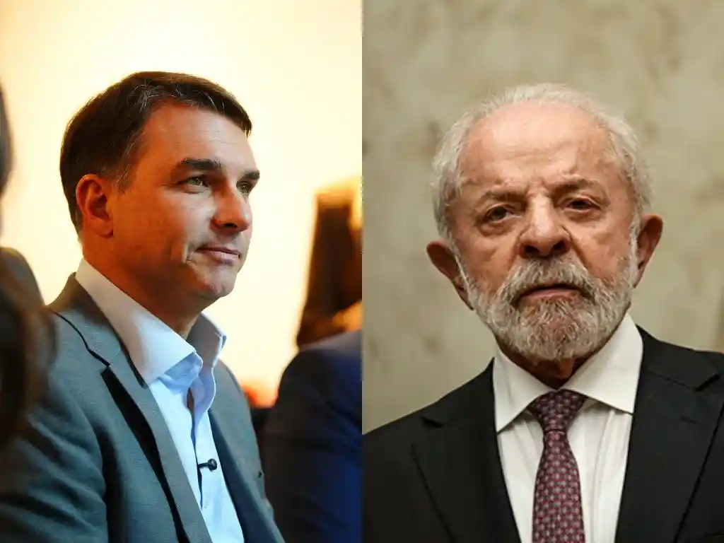 Imagem de Pesquisa Gerp aponta Flávio Bolsonaro com 52% dos votos válidos contra 48% de Lula no 2º turno