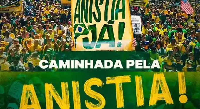 Imagem de Parlamentares apoiam caminhada pela anistia em Brasília