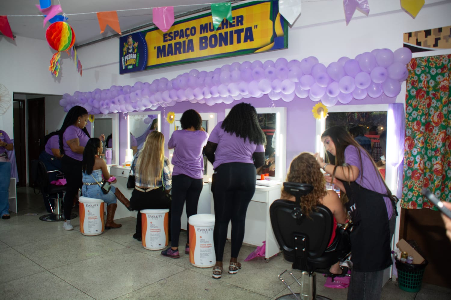 Imagem de Espaço Lilás oferta acolhimento, orientação e bem-estar às mulheres durante o Pedrão de Lauro 2026