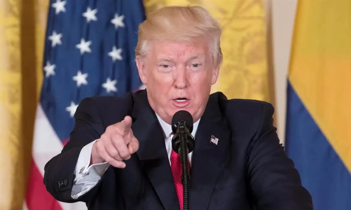 O presidente dos EUA, Donald Trump