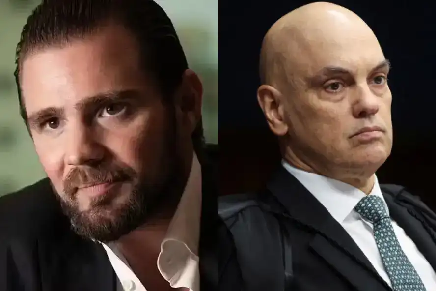 Imagem de Moraes voou 8 vezes em jatos de empresas de Vorcaro