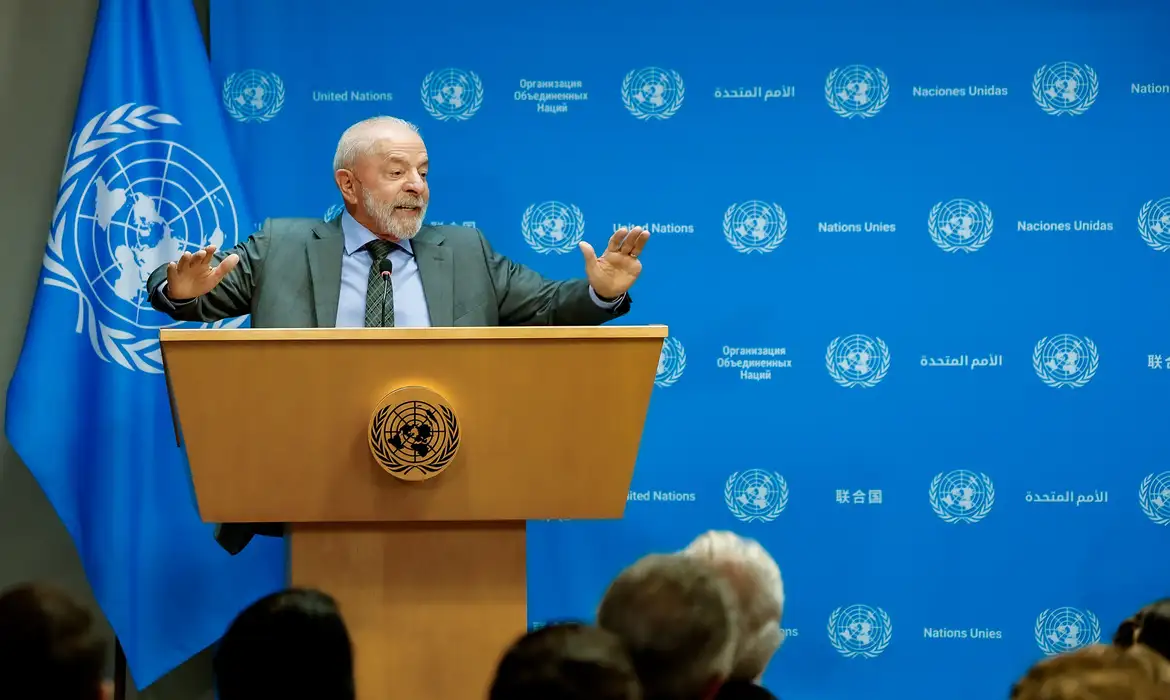 Imagem de Lula sinaliza que reunião com Trump pode ser presencial durante agenda na ONU
