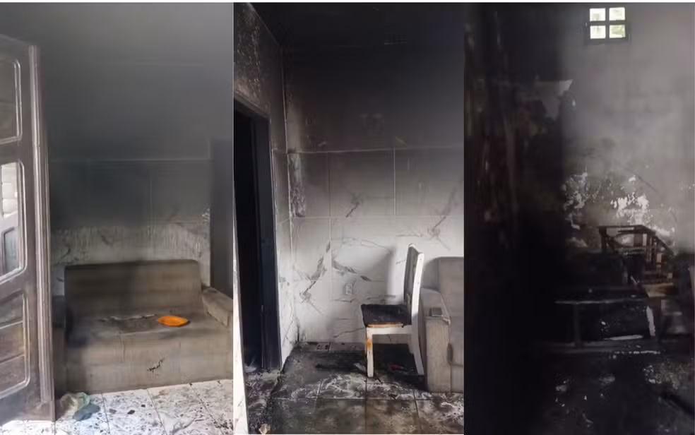 Imagem de Incêndio mata três crianças em Serrinha e mãe é presa por abandono de incapaz
