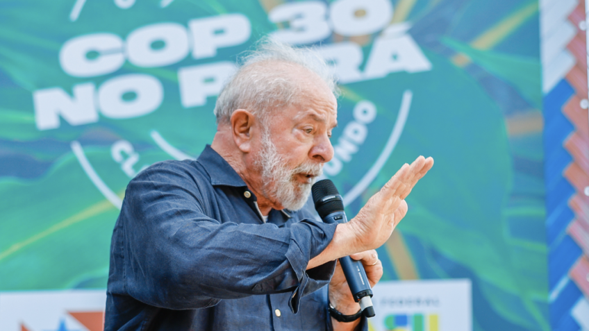O presidente Lula