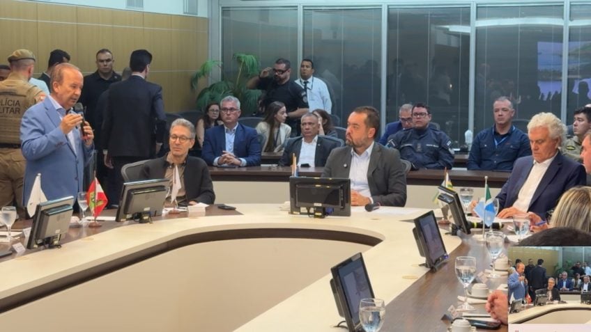 Imagem de Governadores de direita se unem no Rio e acusam Lula de abandonar o combate ao crime organizado