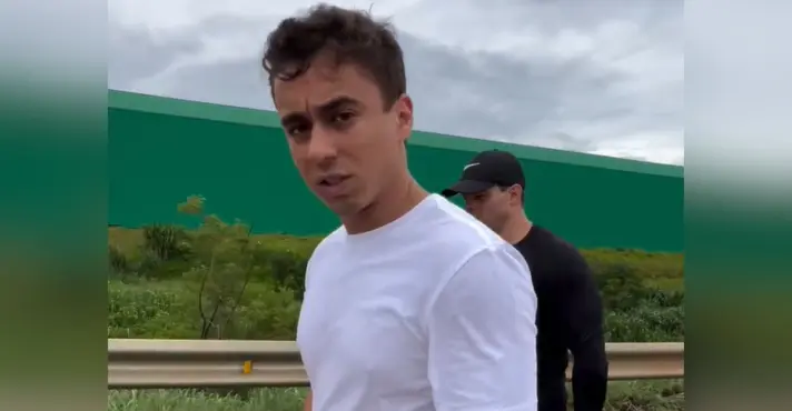 Imagem de Nikolas Ferreira inicia caminhada de mais de 200 quilômetros até Brasília em ato simbólico