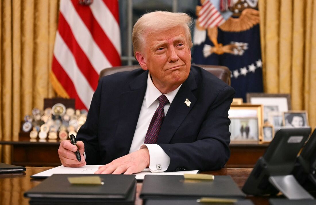 Imagem de Trump nega negociações com o Irã para encerrar guerra