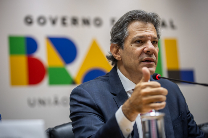 O ministro da economia, Fernando Haddad