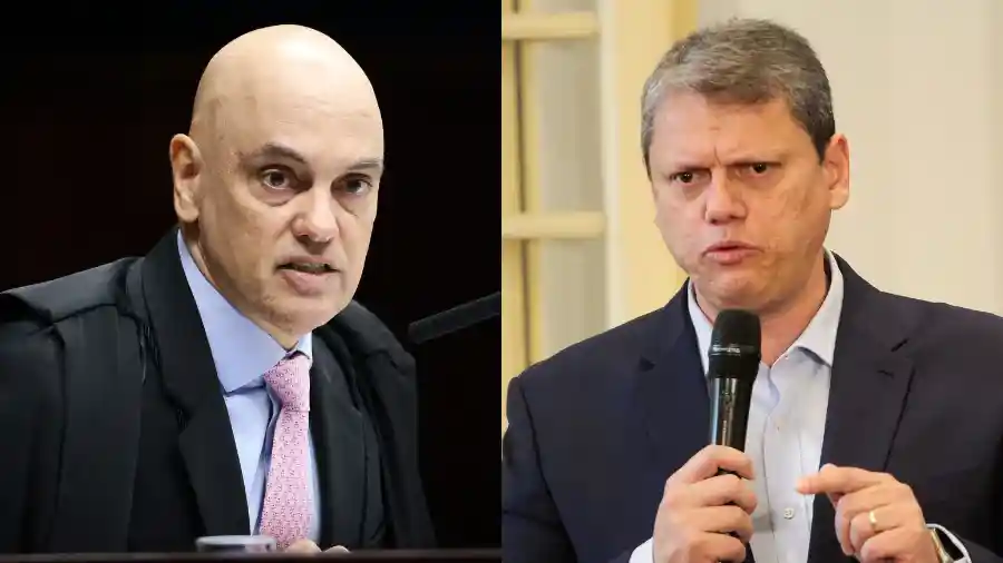 Imagem de Mensagens de Vorcaro indicam que Moraes criticou destaque dado a Tarcísio em evento
