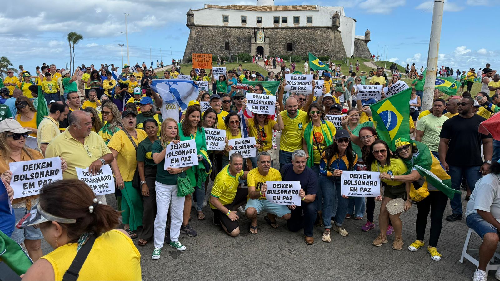 Imagem de Patriotas baianos participam do ato “Reaja Brasil” em Salvador; nova manifestação já está marcada para 3 de agosto