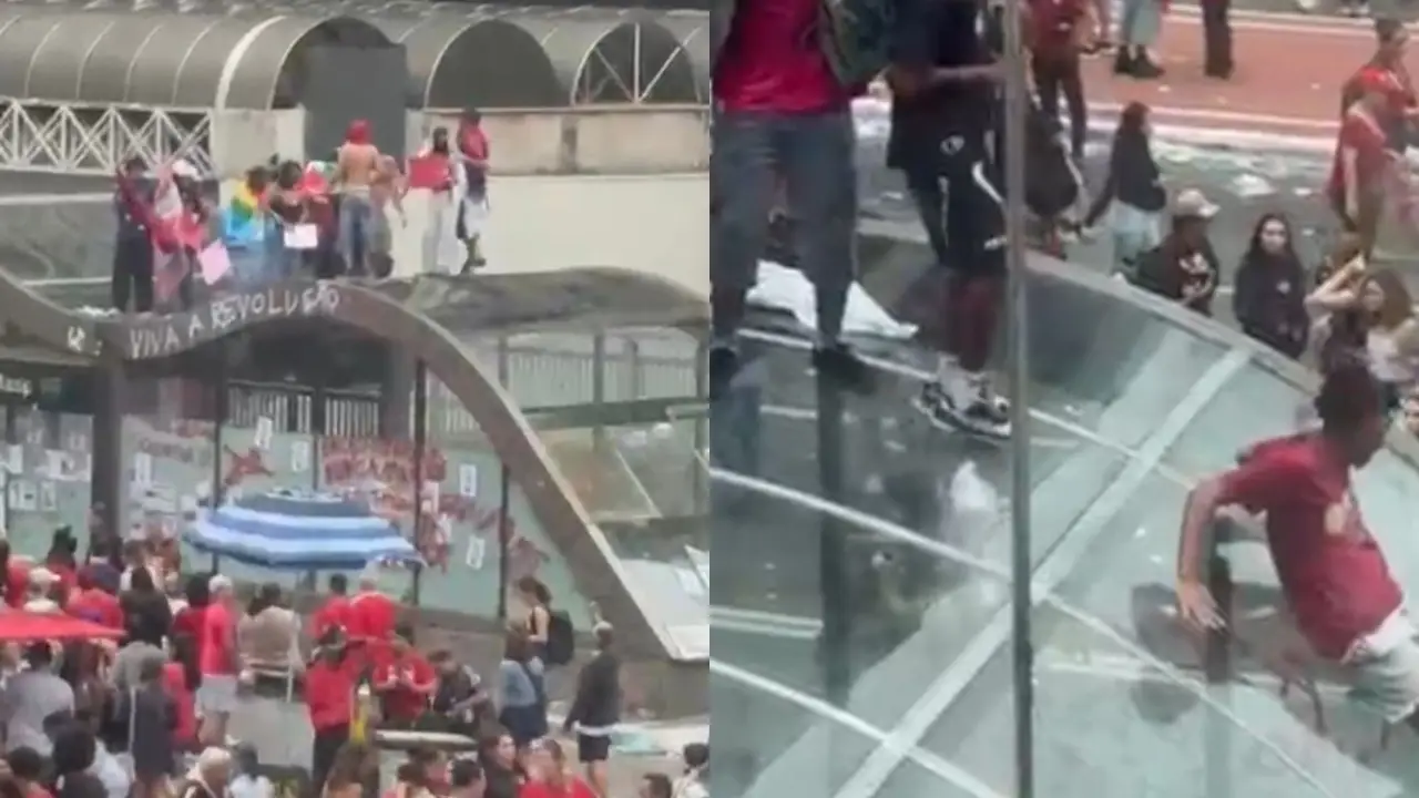 Imagem de Ato pró-Lula na Paulista termina com depredação de acessos ao metrô