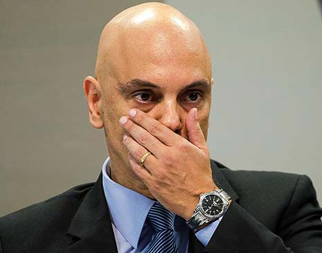 O ministro Alexandre de Moraes