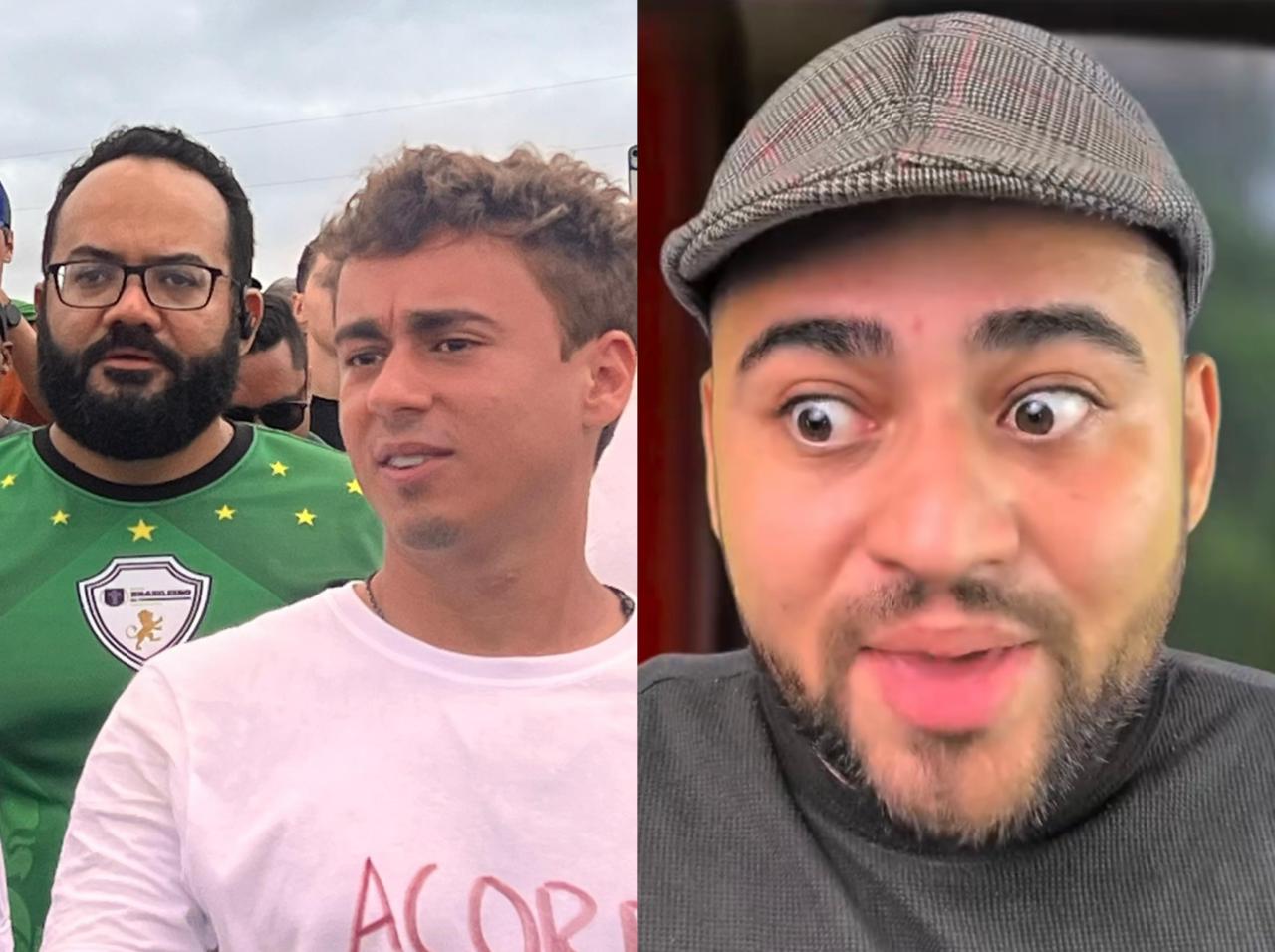 Imagem de Leandro de Jesus apresenta notícia-crime contra humorista baiano por incitação à violência contra manifestantes de ato liderado por Nikolas