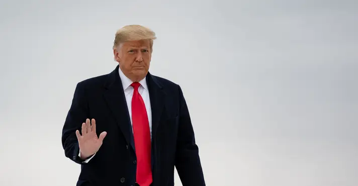 Imagem de Trump nega ligação com Epstein e afirma ter sido alvo de tentativa de sabotagem política