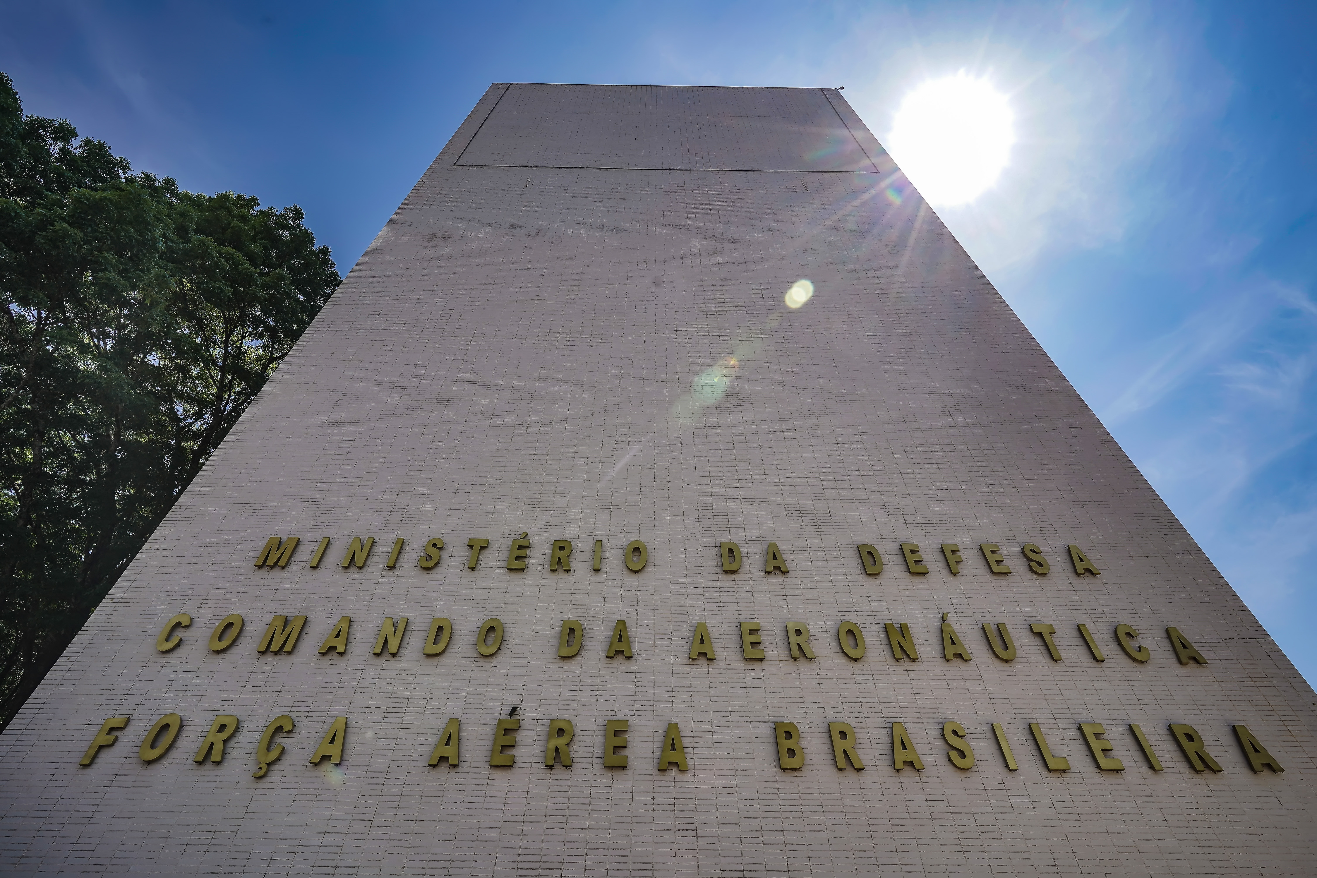 Prédio do Ministério da Defesa, Comando da Aeronáutica, Força Aérea Brasileira, na Esplanada dos Ministérios em Brasília
