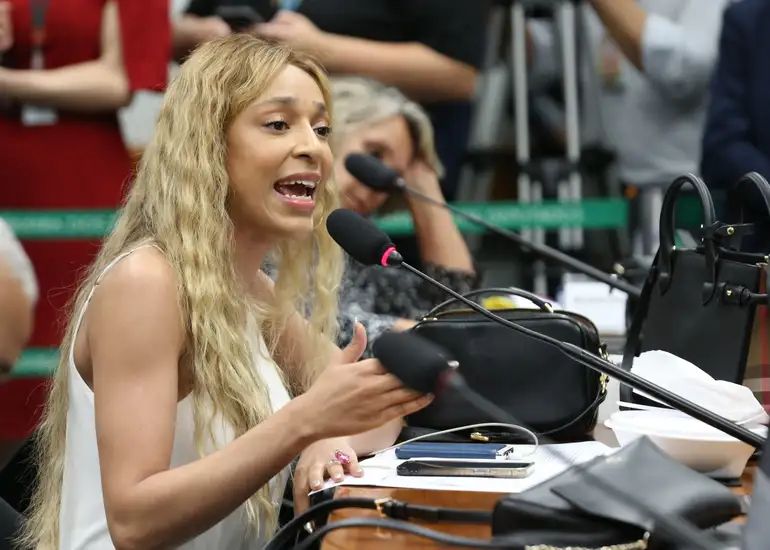 A deputada Erika Hilton (PSOL-RJ)