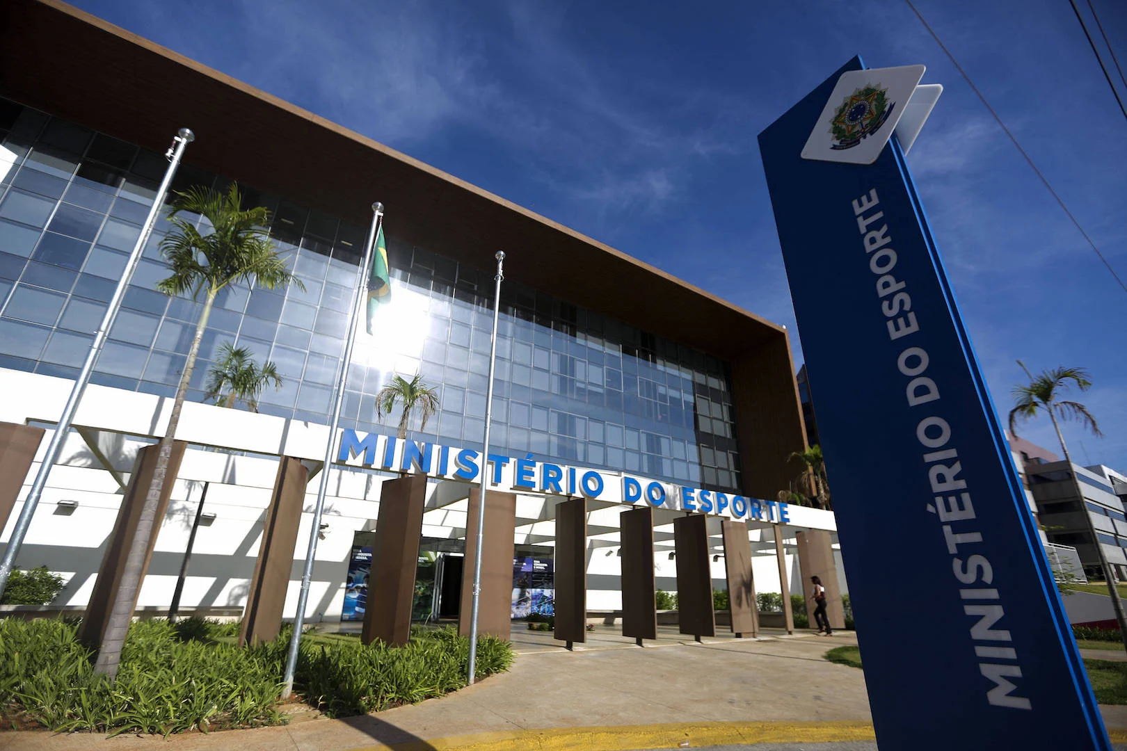Fachada do Ministério do Esporte, em Brasília