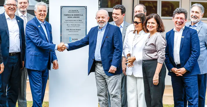 Imagem de Lula inaugurou fábrica com banco de Daniel Vorcaro como principal acionista