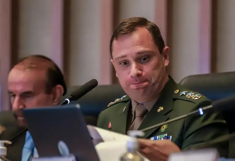 O ex-ajudante de ordens do Presidente Bolsonaro, Mauro Cid