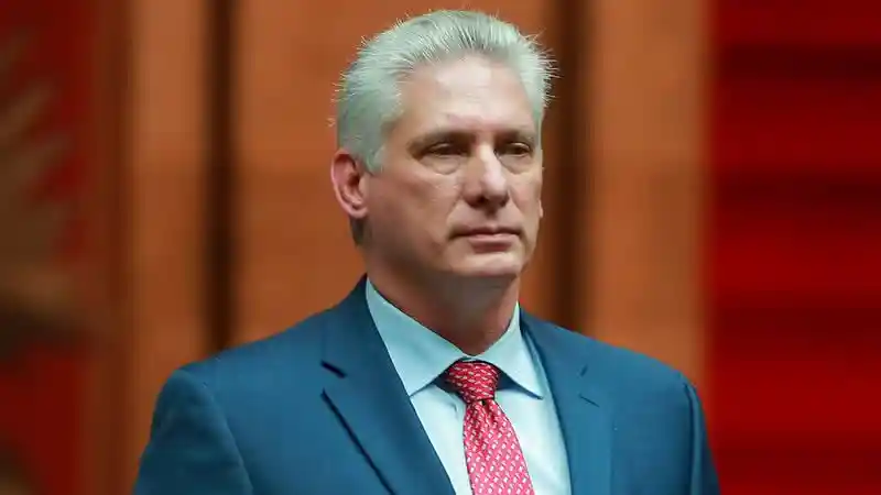 O ditador de Cuba, Miguel Díaz-Canel
