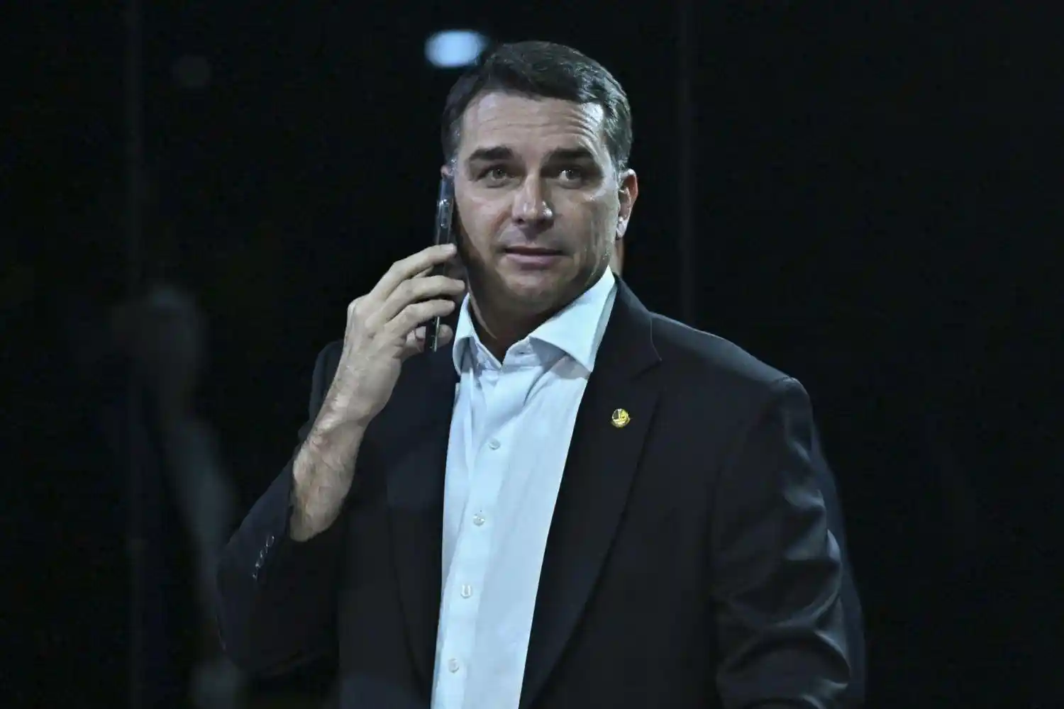 Imagem de Flávio chega aos EUA à espera de encontro com Trump