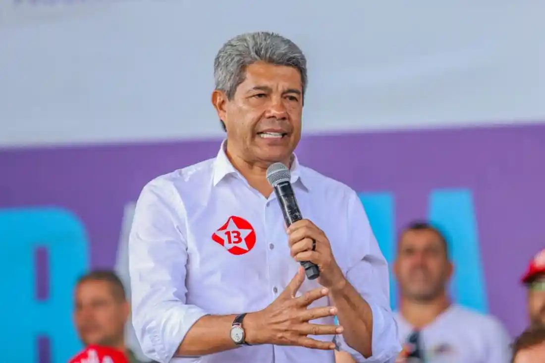 O governador da Bahia, Jerônimo Rodrigues