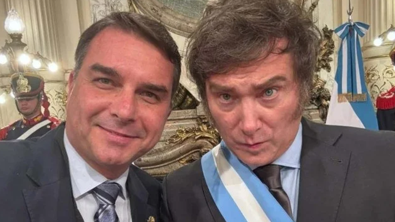 Imagem de Flávio critica política externa de Lula e promete reaproximação com a Argentina