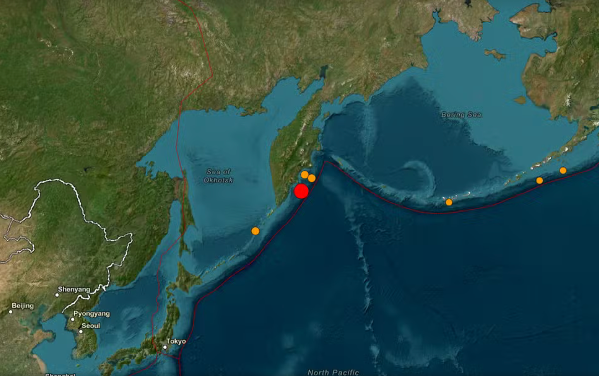 Imagem de Forte terremoto atinge costa da Rússia e gera alerta de tsunami no Pacífico