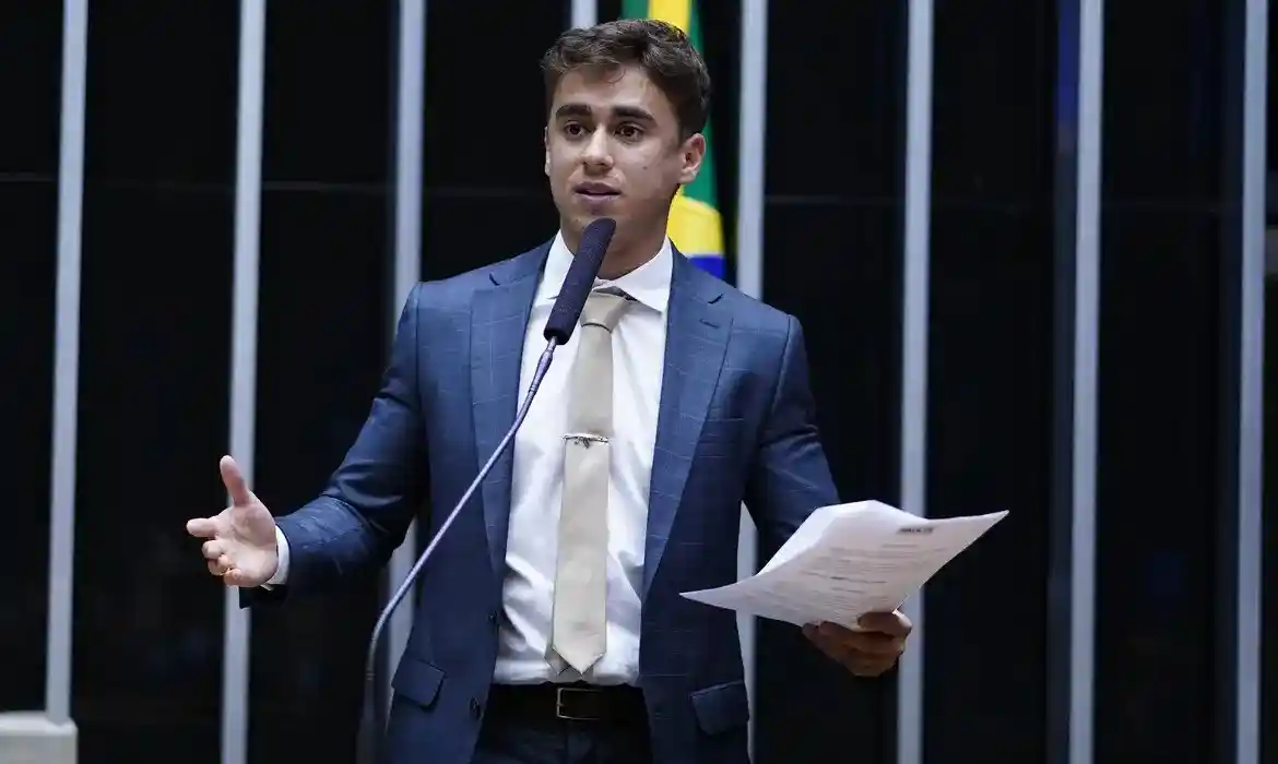 Imagem de Nikolas reage a pedido de prisão do PT: “Querem me calar com mentiras”