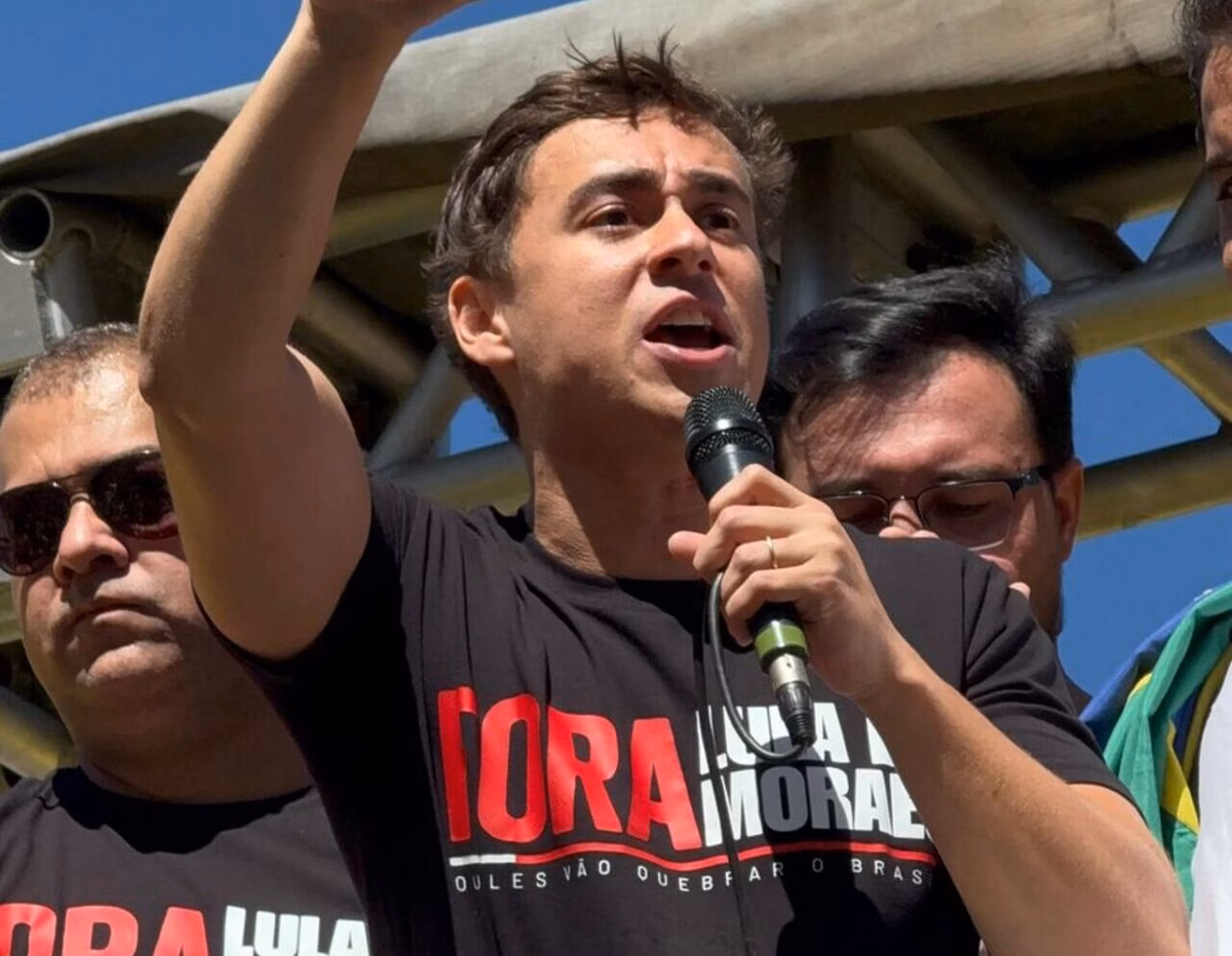 Imagem de Nikolas Ferreira ataca Pacheco e Alcolumbre durante ato de 7 de Setembro em Belo Horizonte