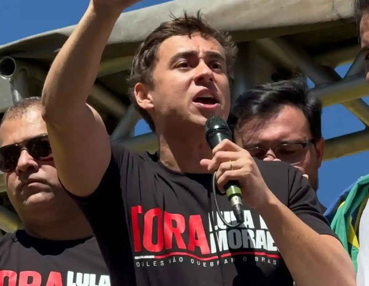 Imagem de Nikolas Ferreira ataca Pacheco e Alcolumbre durante ato de 7 de Setembro em Belo Horizonte