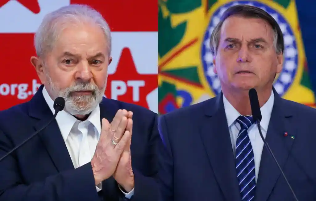 Imagem de Pesquisa mostra Bolsonaro à frente de Lula em cenário de segundo turno