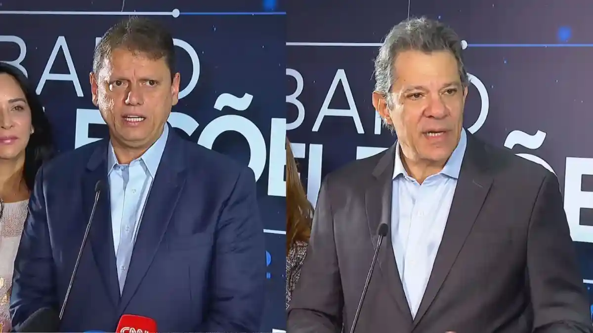 Imagem de Tarcísio e Haddad concentram primeiro debate em segurança, economia e educação