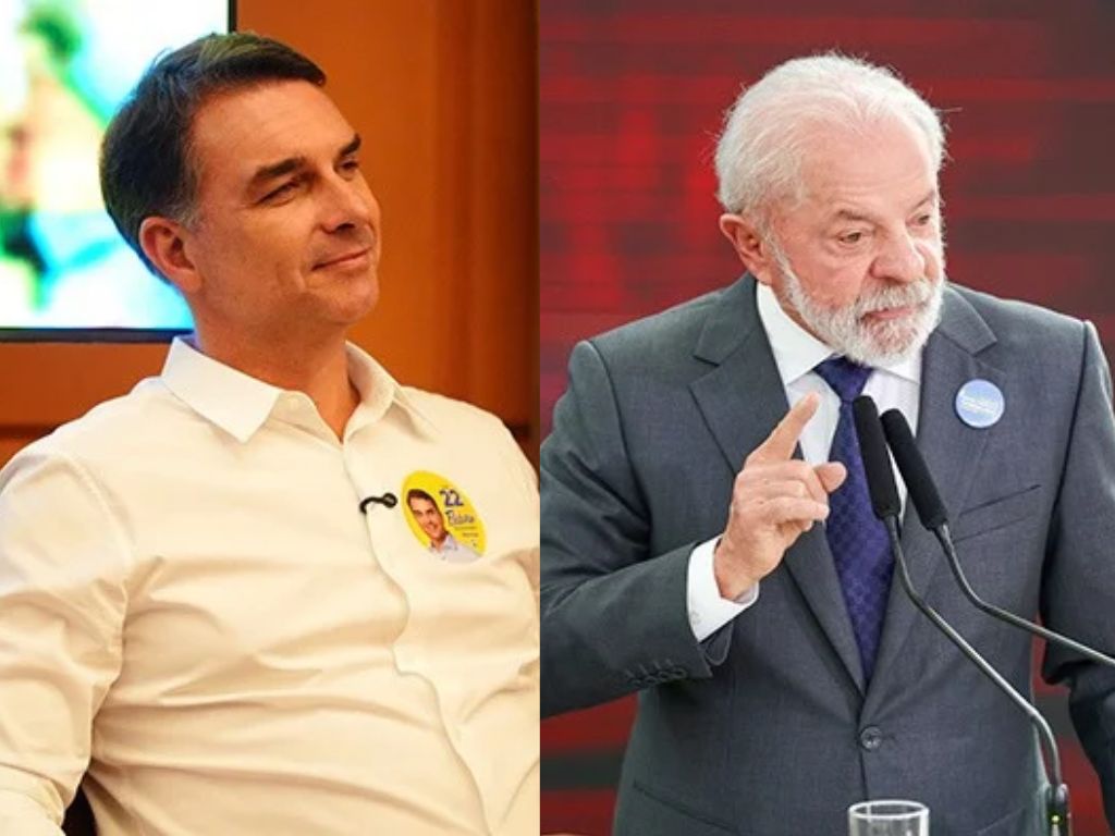 Imagem de AtlasIntel: Flávio Bolsonaro tem 51,1% dos votos válidos, contra 48,9% de Lula