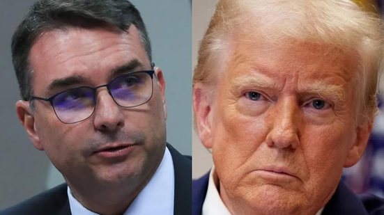 Imagem de Trump convida Flávio Bolsonaro para reunião na Casa Branca