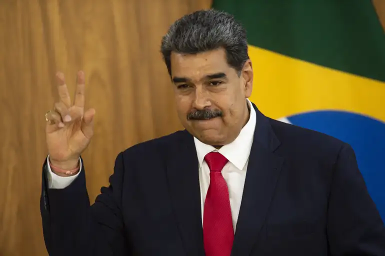 Imagem de Maduro apela por “paz eterna” em meio a ofensiva militar dos EUA no Caribe