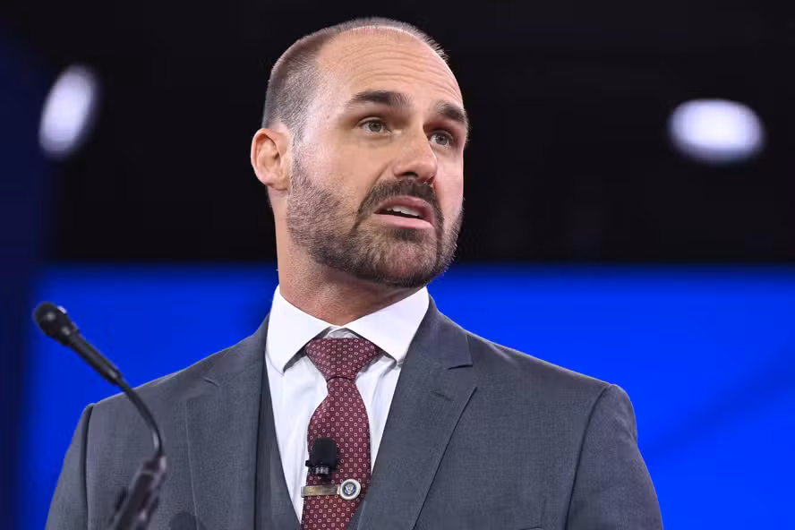 O deputado licenciado Eduardo Bolsonaro