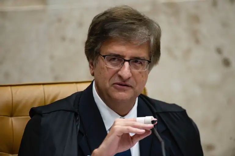 O procurador-geral da República, Paulo Gonet, durante a leitura da acusação no julgamento do ex-presidente Jair Bolsonaro
