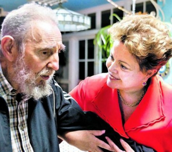 Imagem de Dilma exalta Fidel Castro em evento que celebra centenário do ditador cubano