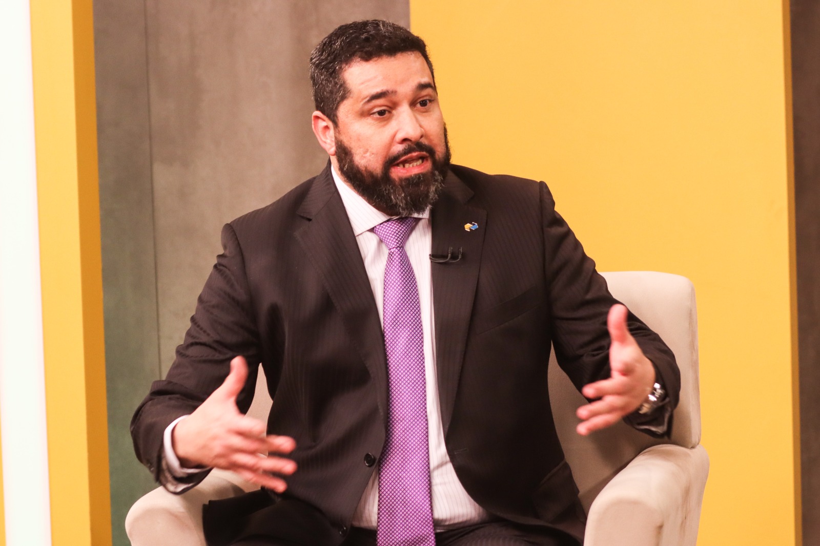 O presidente dos Correios, Fabiano Silva dos Santos