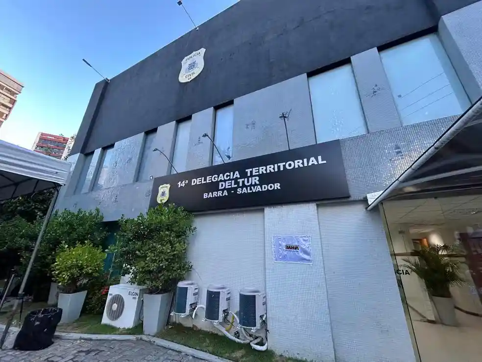 Delegacia de Atendimento ao Turismo (Deltur), na Barra, em Salvador 