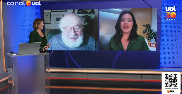 Imagem de Apresentadora do UOL ironiza queda de Bolsonaro