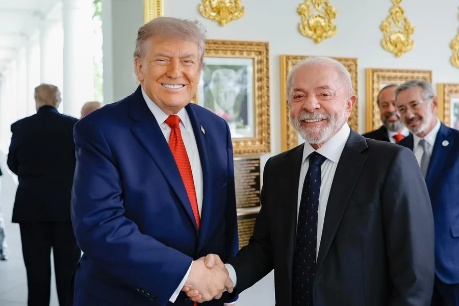 Imagem de Lula e Trump se reúnem por três horas na Casa Branca e discutem crime organizado, comércio e minerais críticos