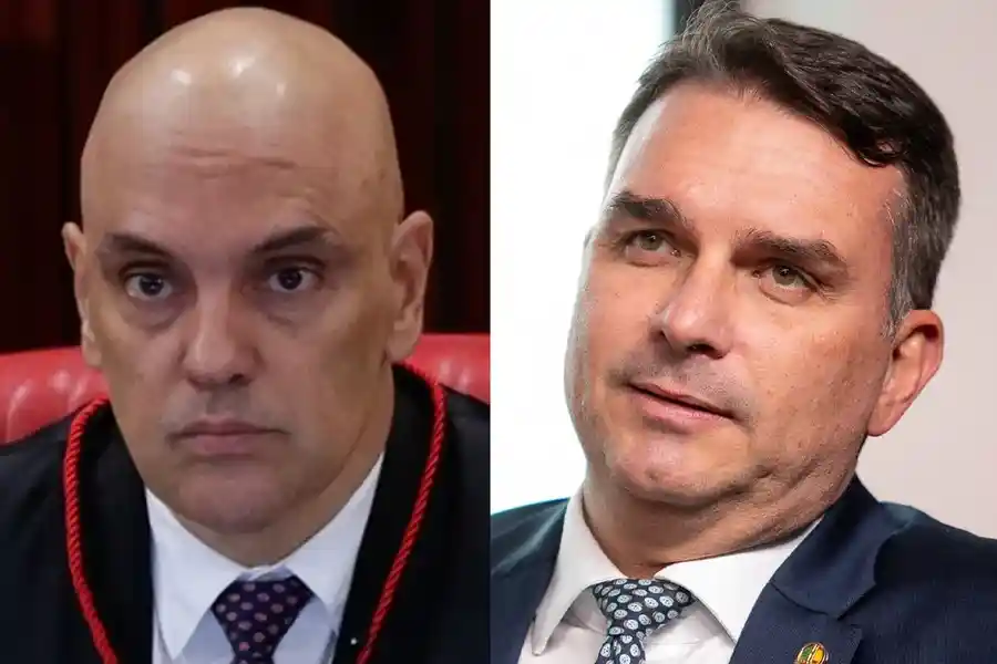 Imagem de Moraes abre inquérito contra Flávio Bolsonaro por publicação sobre Lula