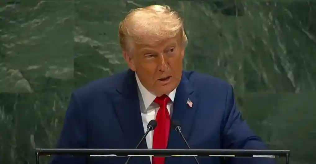 Imagem de Trump ameaça “aniquilar o Hamas” se o grupo mantiver controle na Faixa de Gaza