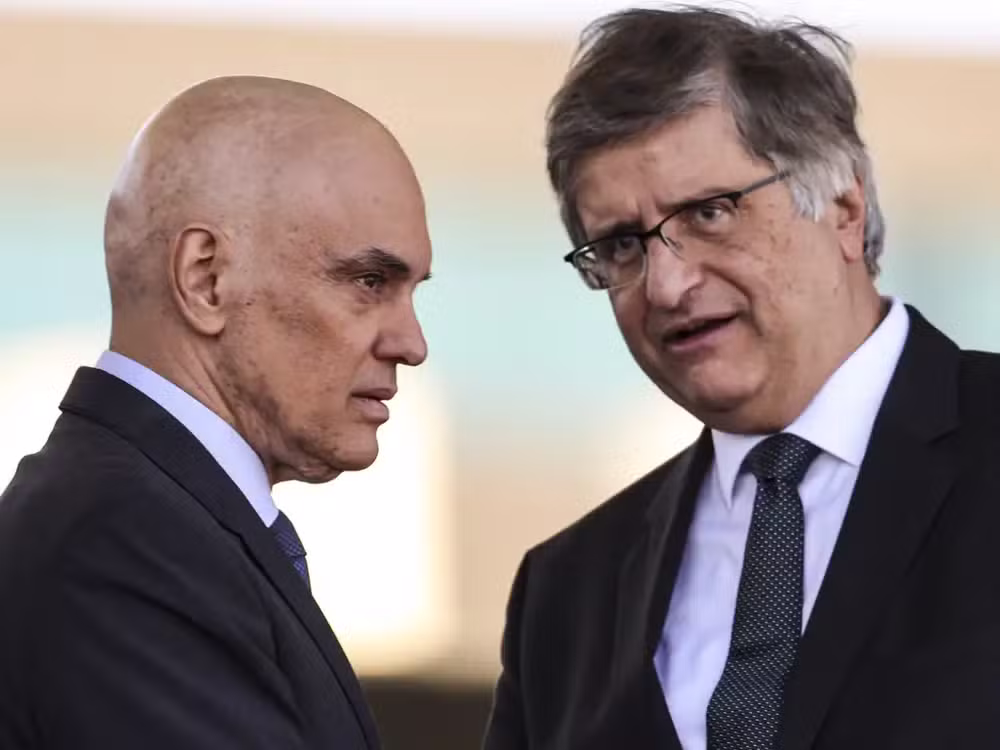 Alexandre de Moraes e Paulo Gonet na Primeira Turma do STF