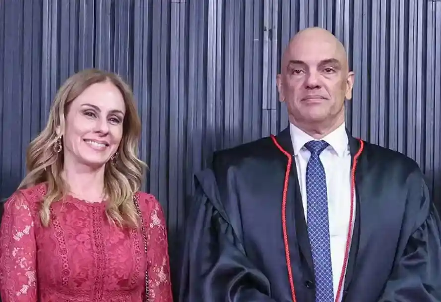 Imagem de Esposa de Alexandre de Moraes nega ter recebido mensagens atribuídas a Daniel Vorcaro