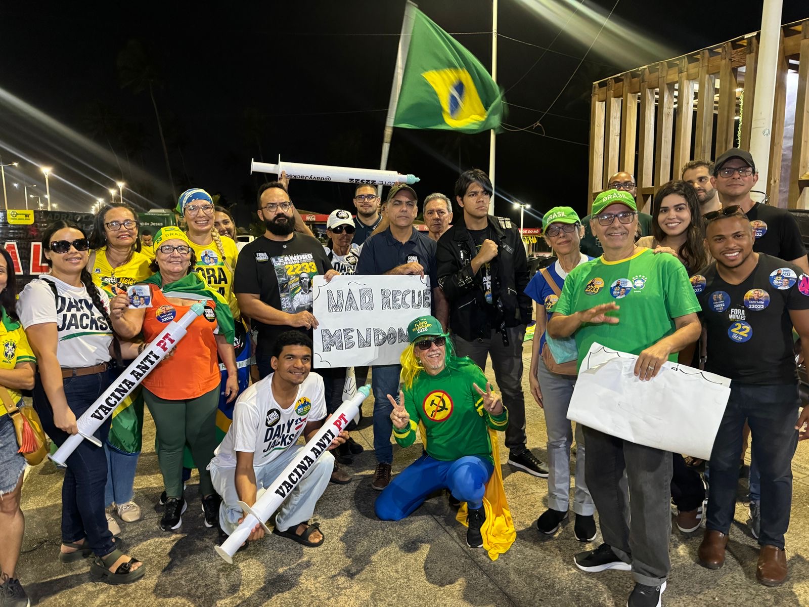 Imagem de Leandro de Jesus participa de ato “Fora Moraes” em Salvador e reforça pedido de prisão de ministro do STF